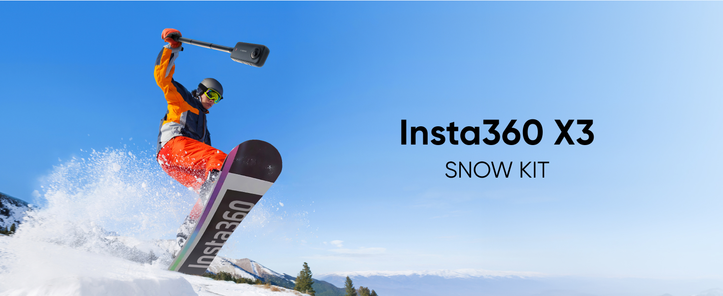 Amazon.com : Insta360 X3 Snow Kit (New Version) - 360 Action Amazon.com : Insta360 X3 Snow Kit (New Version) - 360 Action